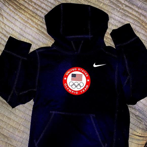 Kids Nike US Olympic Team hoodie with shoulder patch, M - Picture 1 of 5